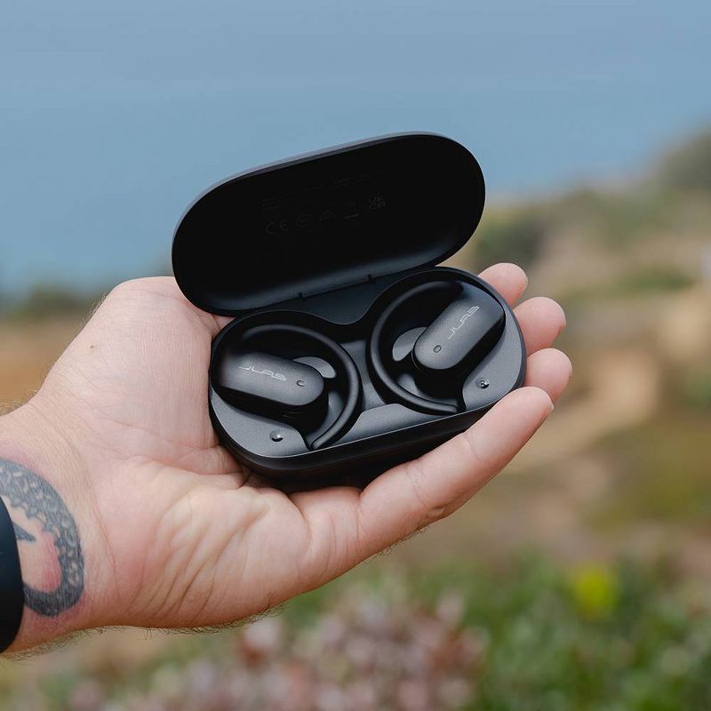 JLab JBuds Open Sport True Wireless Bluetooth Earbuds - Black