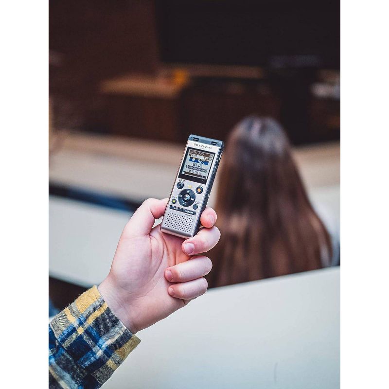 OM System WS-882 Digital Voice Recorder - Silver