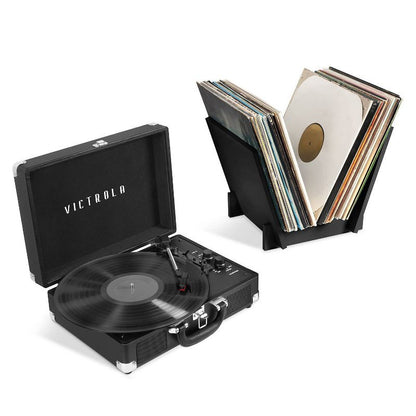 Victrola Journey + Bluetooth Suitcase Record Player with Matching Record Stand