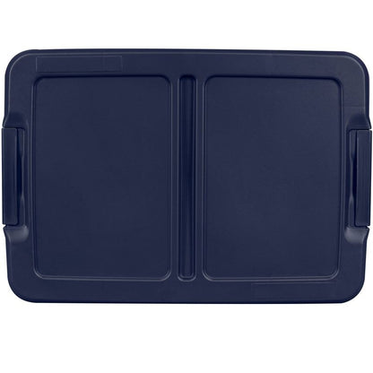 Home Logic 29qt 6pk Storage Bins Clear: Lidded, Stackable, Portable, Built-In Handles, Transparent, Universal Storage