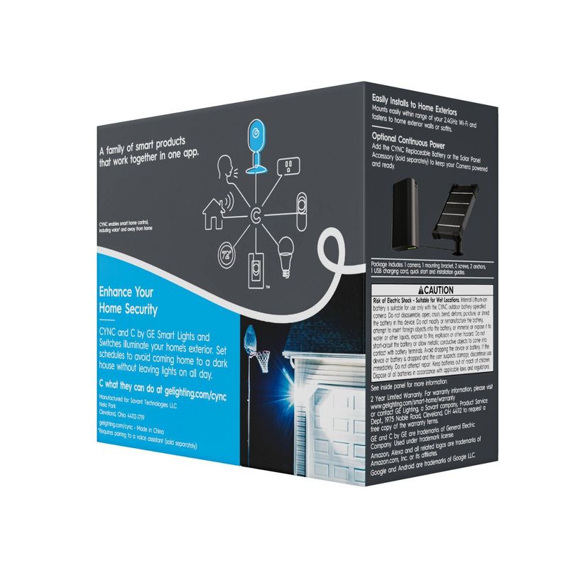 GE Household Lighting Cync Outdoor Battery Powered Camera