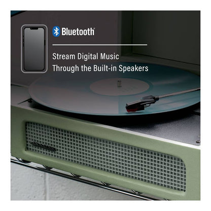 Crosley Voyager Bluetooth Vinyl Record Player - Sage