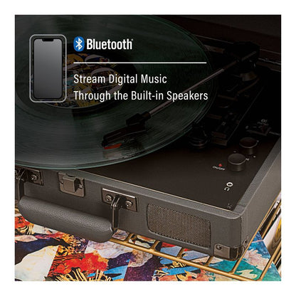 Crosley Cruiser Plus Bluetooth Vinyl Record Player - Slate
