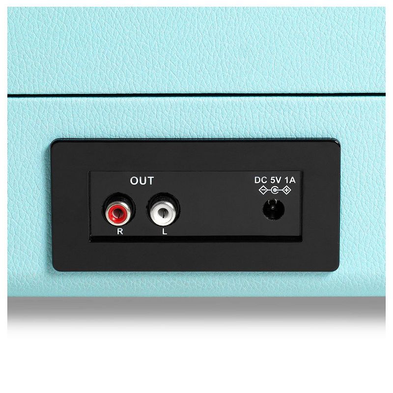Victrola Journey Suitcase Record Player with Matching Record Stand Bluetooth - Turquoise