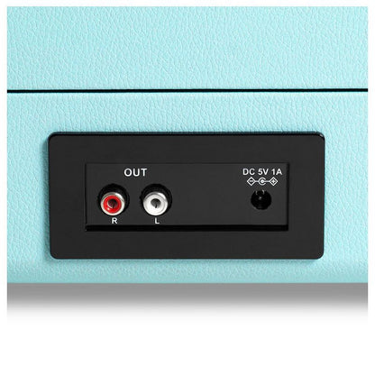 Victrola Journey Suitcase Record Player with Matching Record Stand Bluetooth - Turquoise
