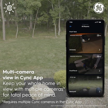 GE Household Lighting Cync Outdoor Battery Powered Camera