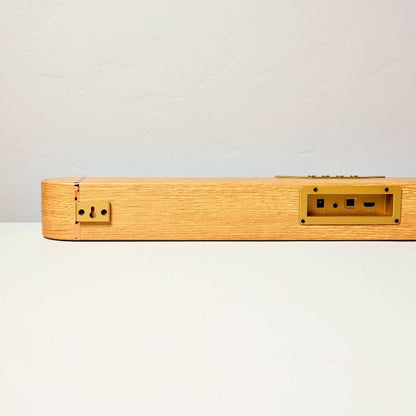 32" Wood & Brass Finish Dolby Digital Soundbar - Hearth & Hand™ with Magnolia