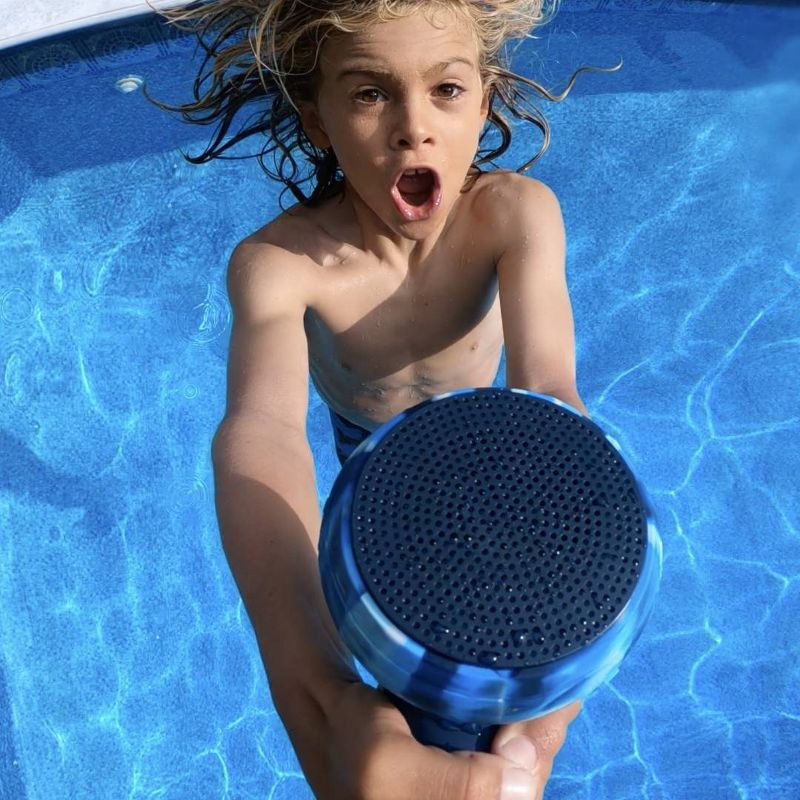 Speaqua Barnacle Vibe 3.0 Portable Waterproof Bluetooth Speaker with Built in Storage (2,000 songs)