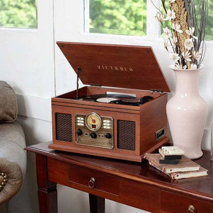 Victrola Classic Wood Bluetooth Record Player - Mahogany