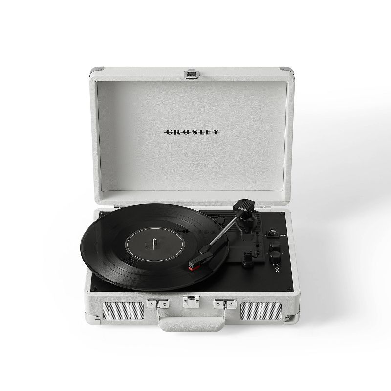 Crosley Cruiser Plus Bluetooth Vinyl Record Player - White Sand