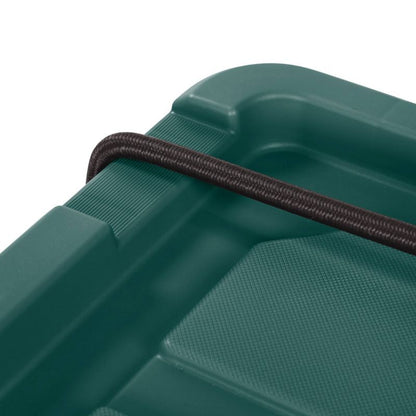 IRIS 4pk Remington 78qt Heavy Duty Plastic Storage Totes Bin with Lid Black: Portable Lidded Utility Tubs, BPA-Free