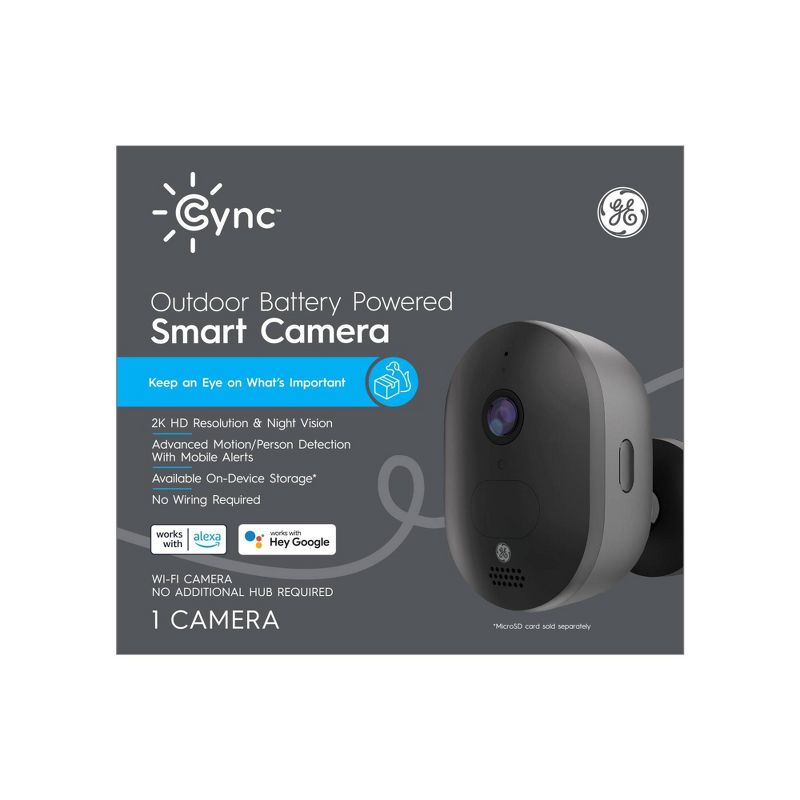 GE Household Lighting Cync Outdoor Battery Powered Camera