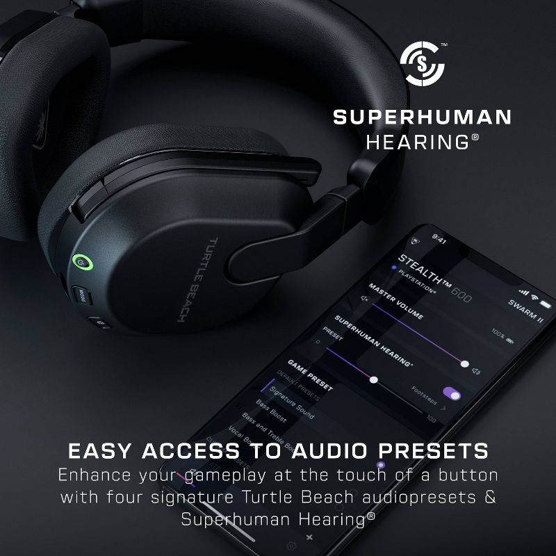 Turtle Beach Stealth 600 Gen 3 Wireless Headset for PlayStation - Black
