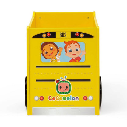 Delta Children Cocomelon School Bus Toy Box - Greenguard Gold Certified