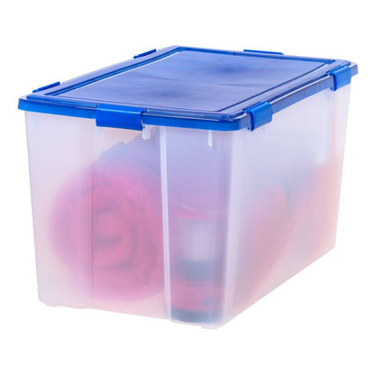IRIS WeatherPro Plastic Storage Bin with Lid