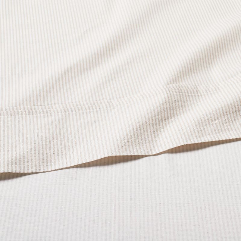 Cotton Percale Microstripe Sheet Set - Hearth & Hand™ with Magnolia