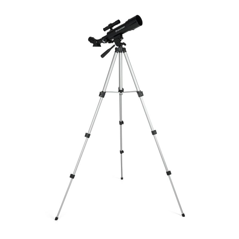 Celestron Travel Scope 50 Portable Telescope with Basic Smartphone Adapter - Black