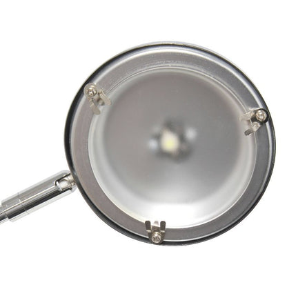 Creekwood Home Sleek Essentials 21" Pivot Arm Modern (Includes LED Light Bulb) Desk Lamp Chrome Finish