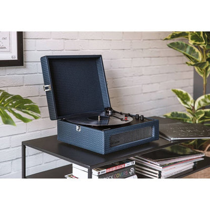 Crosley Voyager Bluetooth Vinyl Record Player - Dark Navy