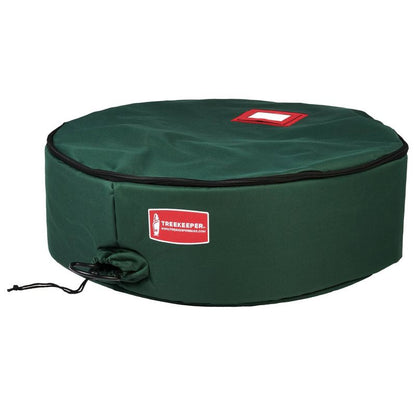 30" Wreath Storage Bag with Removable Handle - TreeKeeper: Padded Polyester, Built-In Handles, Spot Clean, 4.23 Volume