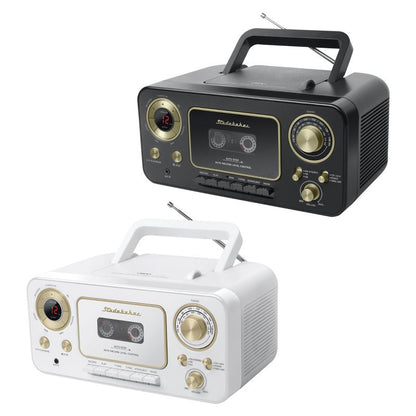 Studebaker Portable CD Player with AM/FM Radio and Cassette Player/Recorder (SB2135)