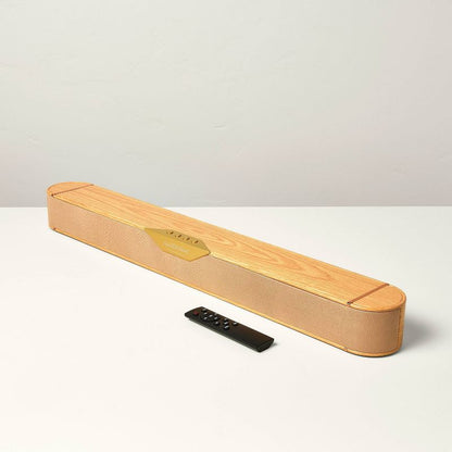 32" Wood & Brass Finish Dolby Digital Soundbar - Hearth & Hand™ with Magnolia