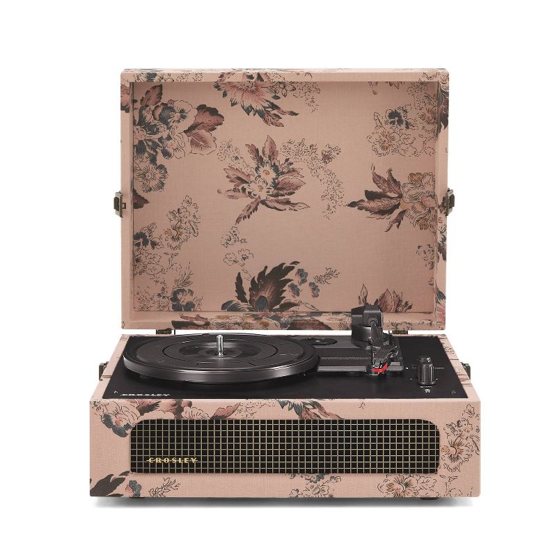 Crosley Voyager Bluetooth Vinyl Record Player - Floral