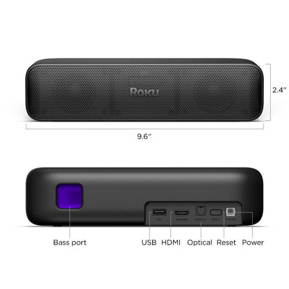 Roku Streambar SE 2-in-1 TV Soundbar with Built-in Streaming, Premium Speakers, & Enhanced Speech Clarity