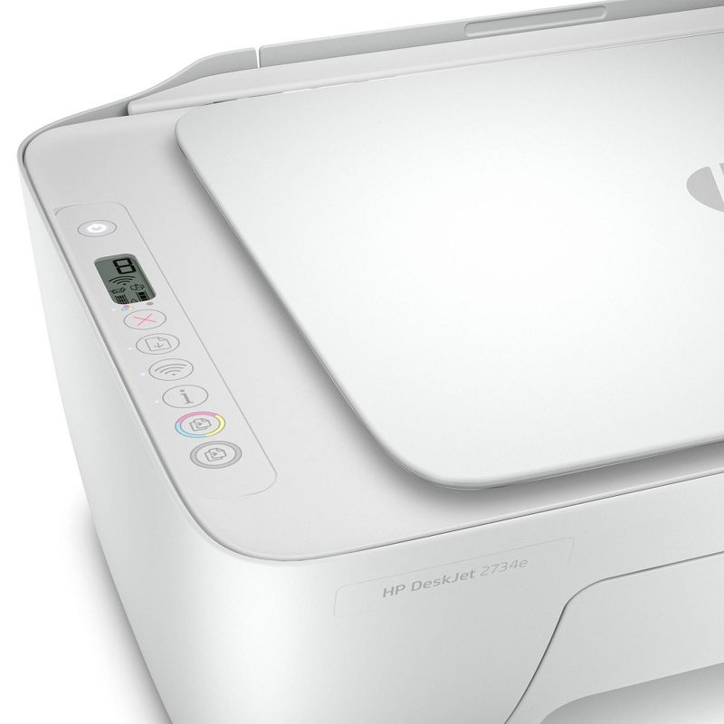 HP DeskJet 2734e Wireless All-in-One Color Printer Scanner Copier with Instant Ink and HP+ (26K72A)