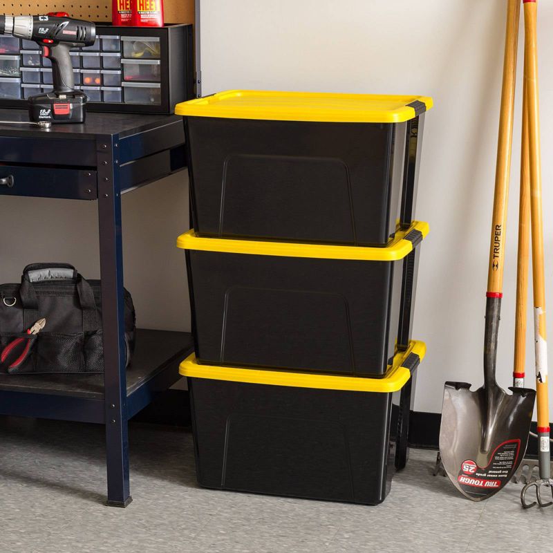 IRIS 60qt Storage Bin with Secure Latching Buckles