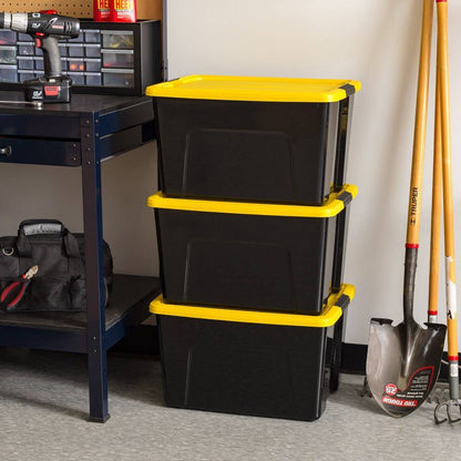 IRIS 60qt Storage Bin with Secure Latching Buckles