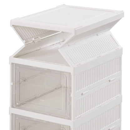 Simplify 6 Tier Collapsible Shoe Organizer Storage Box