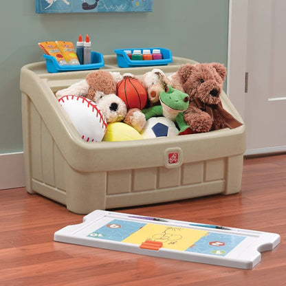 Step2 2-in-1 Toy Box - Tan