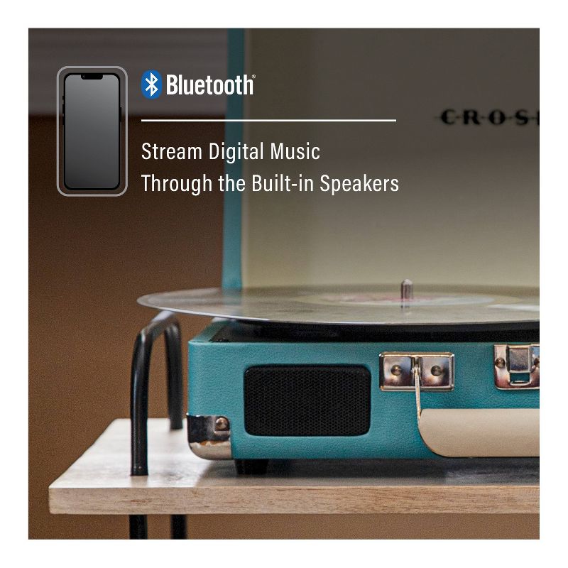 Crosley Cruiser Plus Bluetooth Vinyl Record Player - Turquoise