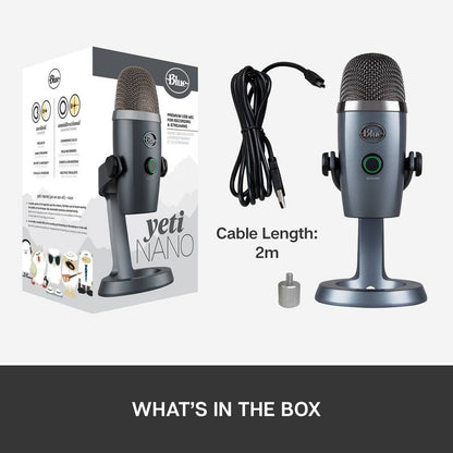 Blue Yeti Nano Premium USB Microphone