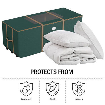 Elf Stor 67''X28''X28'' Rolling Christmas Tree Storage Bag Green