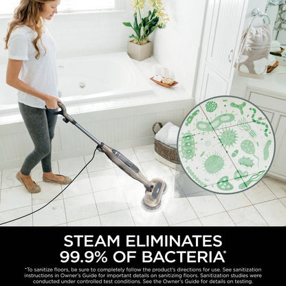 Shark Steam and Scrub All-in-One Scrubbing and Sanitizing Hard Floor Steam Mop - S7001TGT: Electric Floor Steamer, 3 Speeds