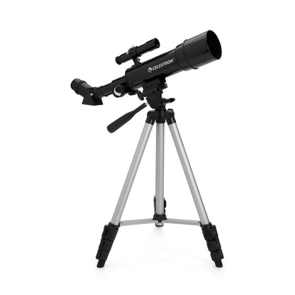 Celestron Travel Scope 50 Portable Telescope with Basic Smartphone Adapter - Black