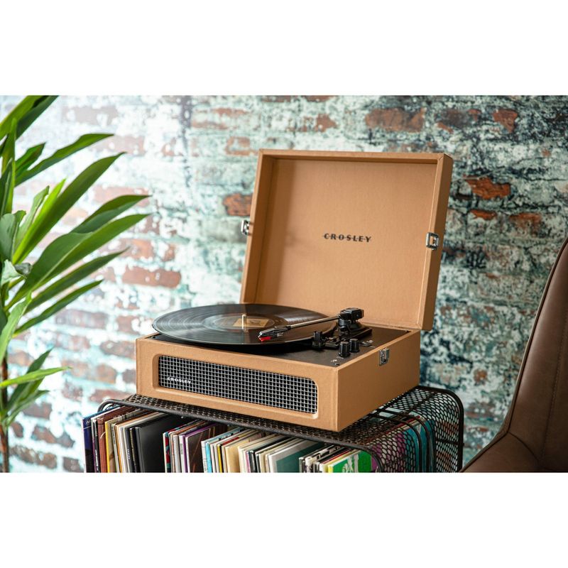 Crosley Voyager Bluetooth Vinyl Record Player - Tan