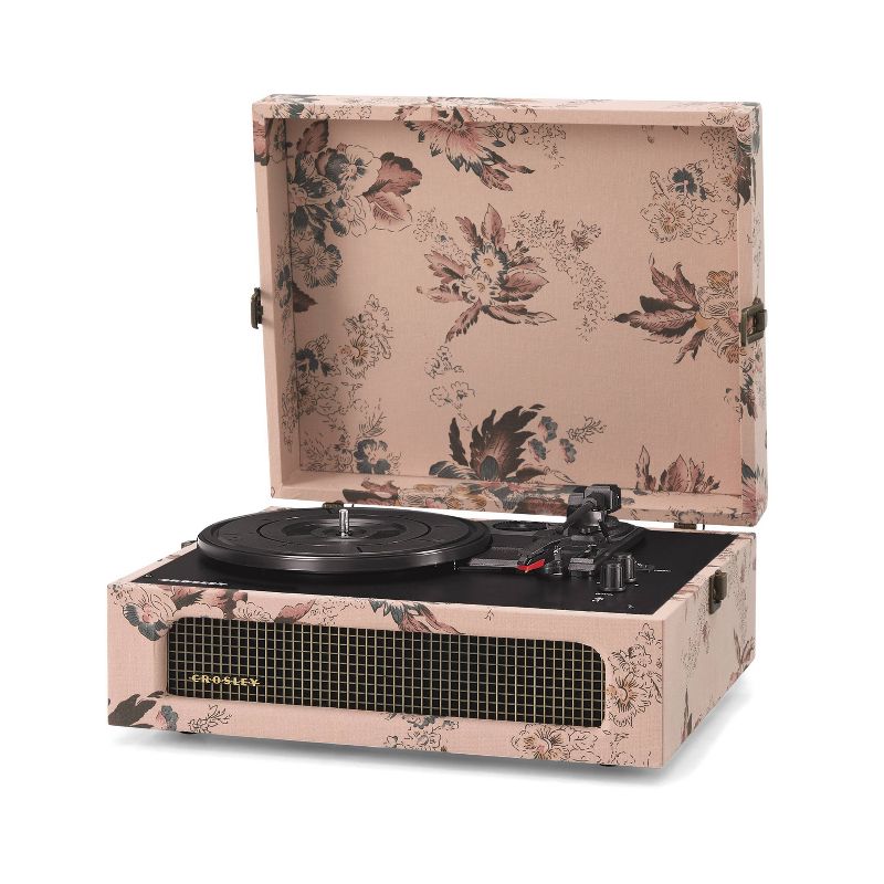 Crosley Voyager Bluetooth Vinyl Record Player - Floral