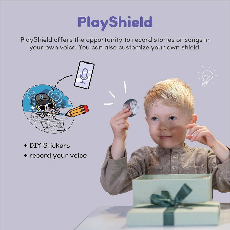 StoryPhones Storytelling Bluetooth Wireless Kids Headphones Intro Bundle with ZenDisk and PlayShield
