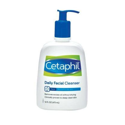 Cetaphil Daily Facial Cleanser, Normal to Oily Skin, 16 Fl Oz