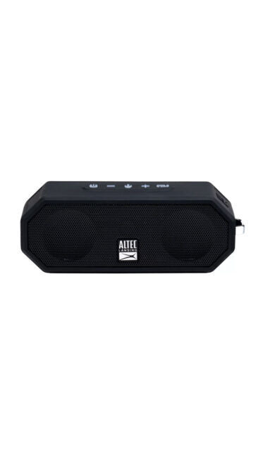 Altec Lansing Mini H20 3 Rugged Bluetooth Speaker IMW258N-BLK Black NEW