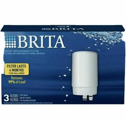 BRITA NEW SEALED Replacement Filters 3 Pack