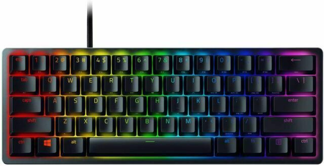 Razer Huntsman Mini TKL Gaming Keyboard: Clicky Optical Switches - Chroma RGB Li