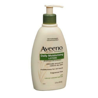 Aveeno Daily Moisturizing Body Lotion with Soothing Prebiotic Oat, 12 fl. Oz