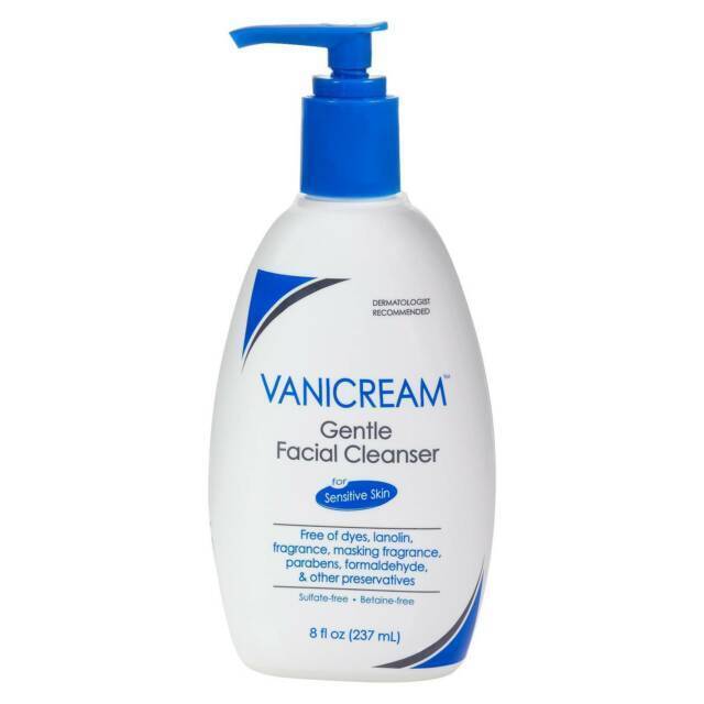 Vanicream Gentle Facial Cleanser with Pump Dispenser 8 oz
